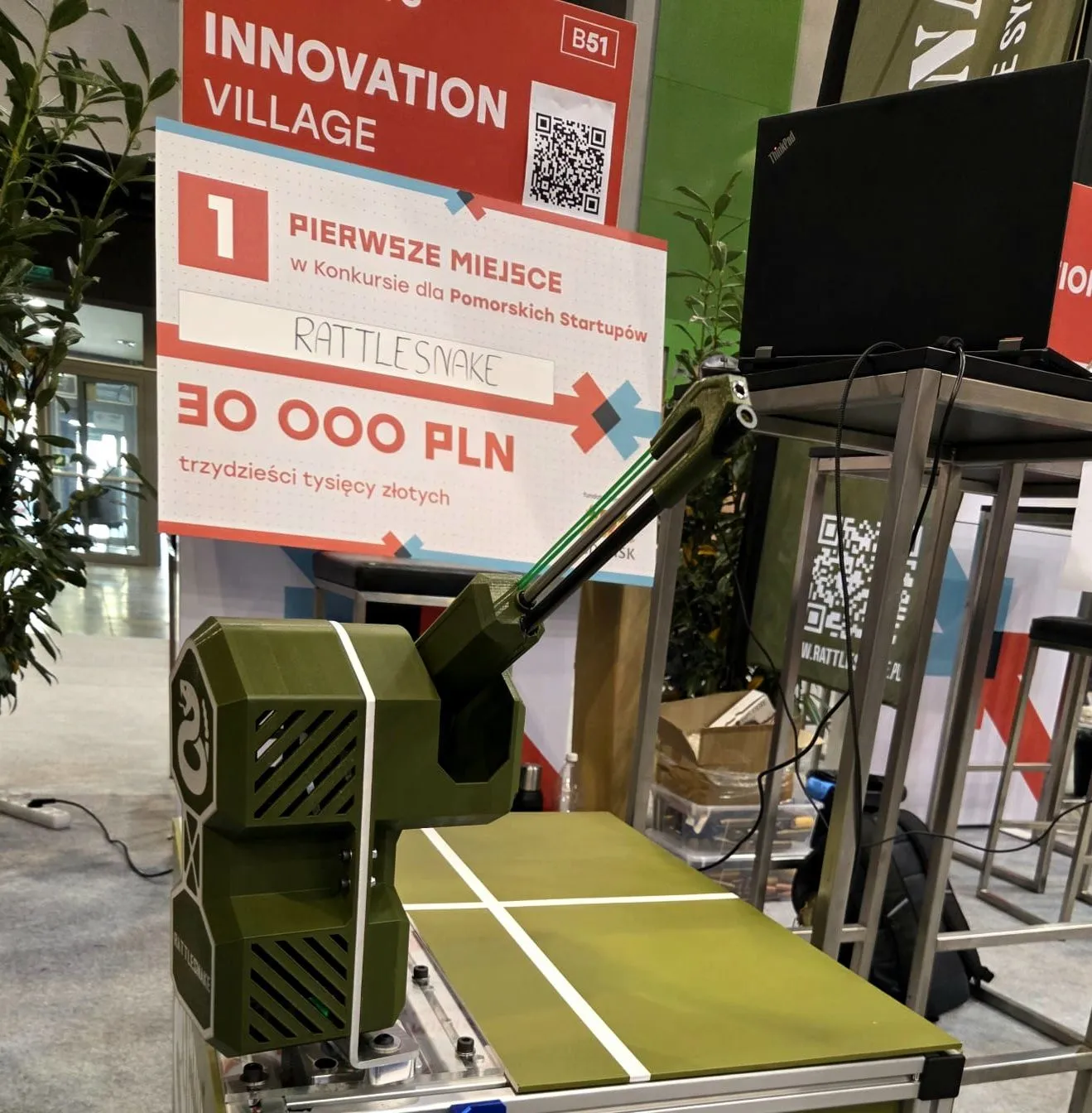 Rattlesnake with the prize